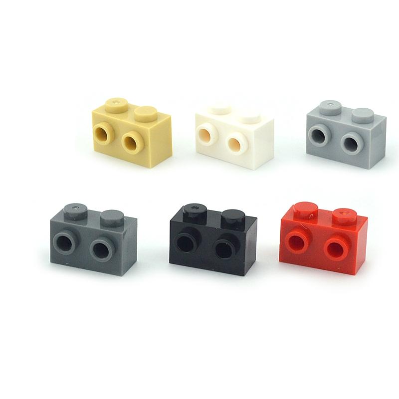11211 MOC 1x2 Single-Side Studs Technical Bricks 60pcs DIY Building Blocks Educational Compatible Toys