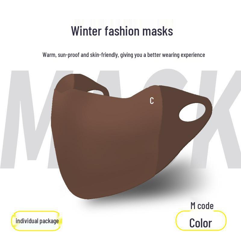 Unisex Autumn/Winter Warm Windproof Washable Slimming Face Mask for Cycling
