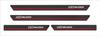 Mugen FL 1/4 Scuff Plate, Black X Red, for Honda Civic 6BA-FL1 (84200XNRDK0S0)