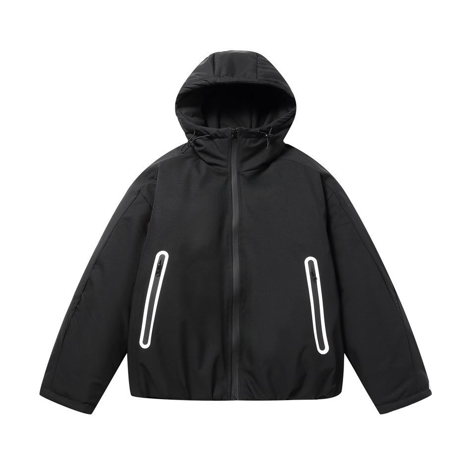 BLACKHOOP Unisex Winterjacke mit Kapuze aus Baumwolle – Funktionelle Outdoor-Bergjacke