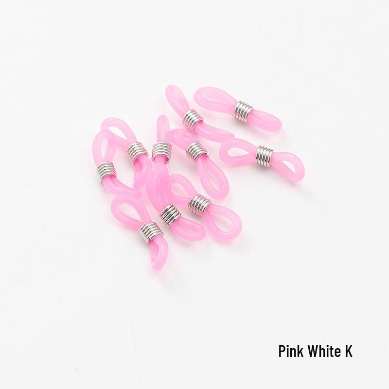 Lanț colorat din silicon pentru ochelari - Anti-alunecare, Anti-pierdere, Accesoriu pentru mască și ochelari cu cataramă de conectare