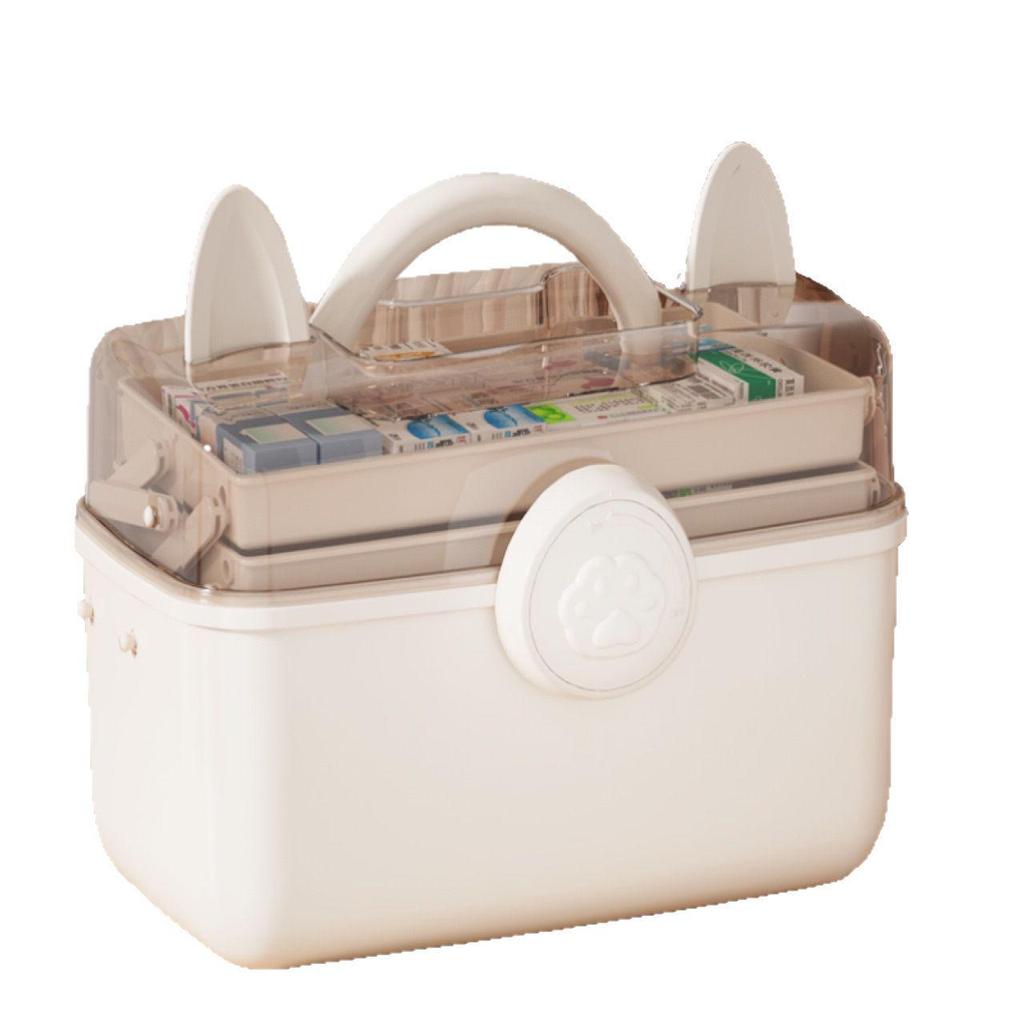 Family-Size Large Capacity Medicine Storage Box for Home Use