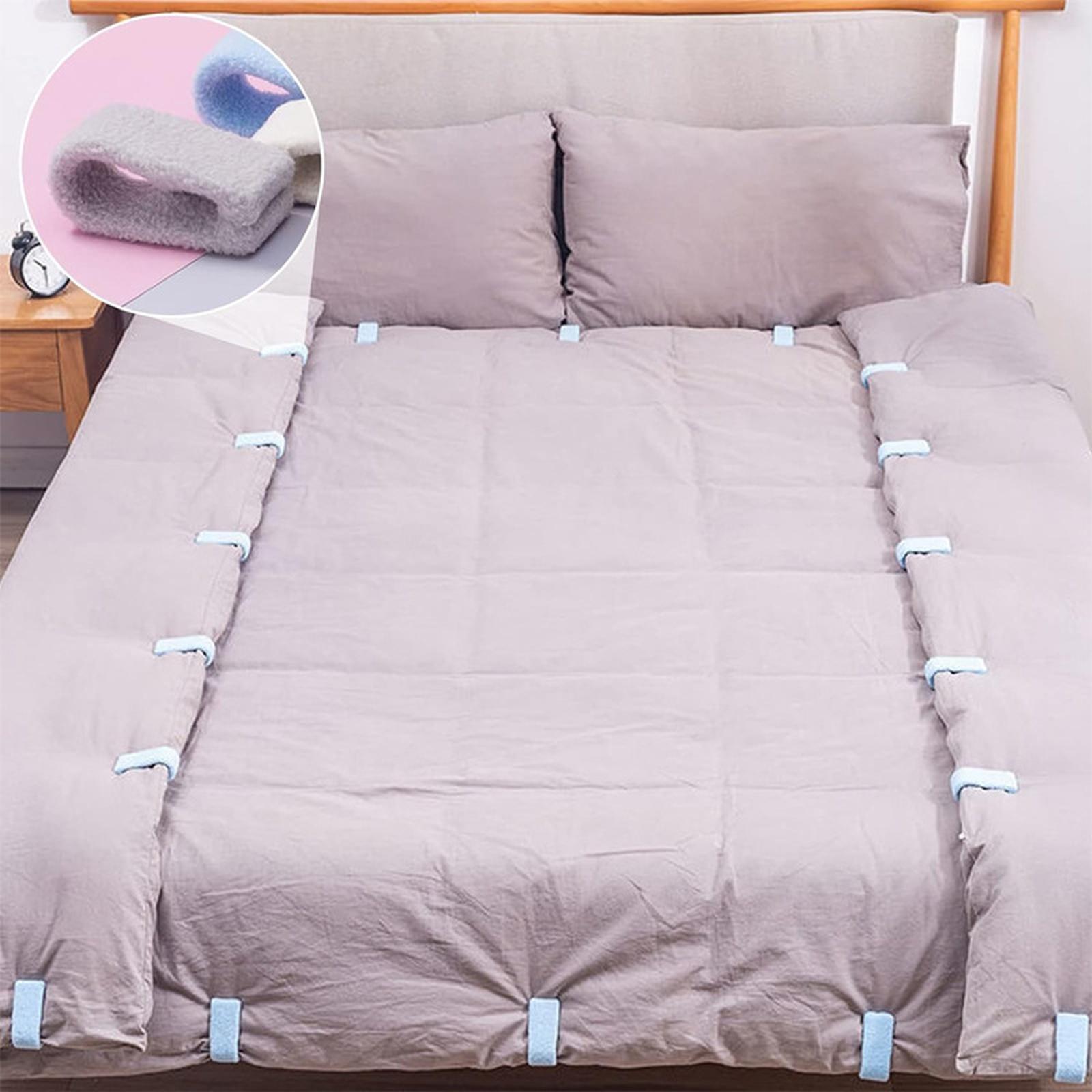 

Securing Clip Quilt -run Fixer Holder Fixed Clips Mattress Protector Double Bed Comforter Cover Clamps Fastener One Size
