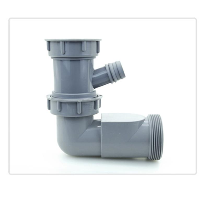Kitchen Sink Drain Pipe Y Adapter With Strainer Connector & Dishwasher Inlet Upgrades Kitchen Sink Waste Outlet Fittings