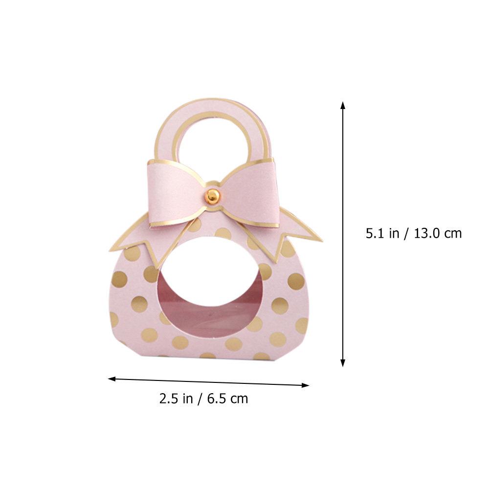 

50pcs Wedding Souvenir Boxes Gift Packaging Candy Box Small Present Container for Holiday Party Favors other розовый