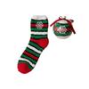 Elk Mid Tube Socks Santa Claus Christmas Tree Pendant Classic Women's Floor Socks  Christmas