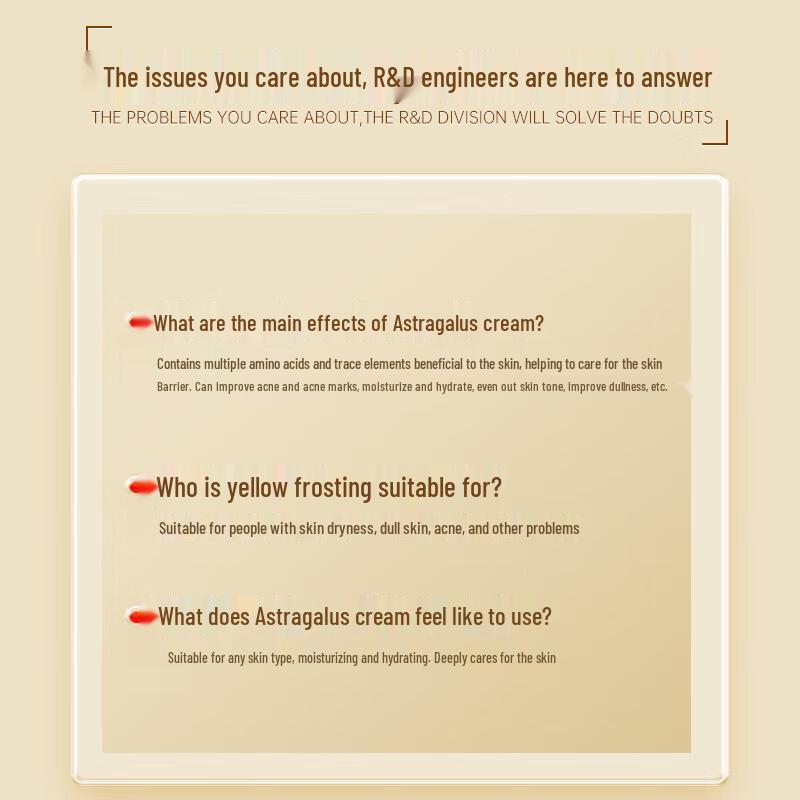 Tong Ren Tang Astragalus Brightening & Moisturizing Face Cream