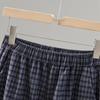 Women's Ruffle-Edge Plaid Wide-Leg Fleece-Lined Casual Pants