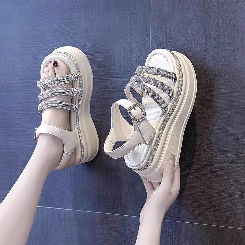 Height Increasing Insole Lightweight Roman Sandals Women's Summer New Outdoor Platform Sports Wedge Platform Women's Shoes