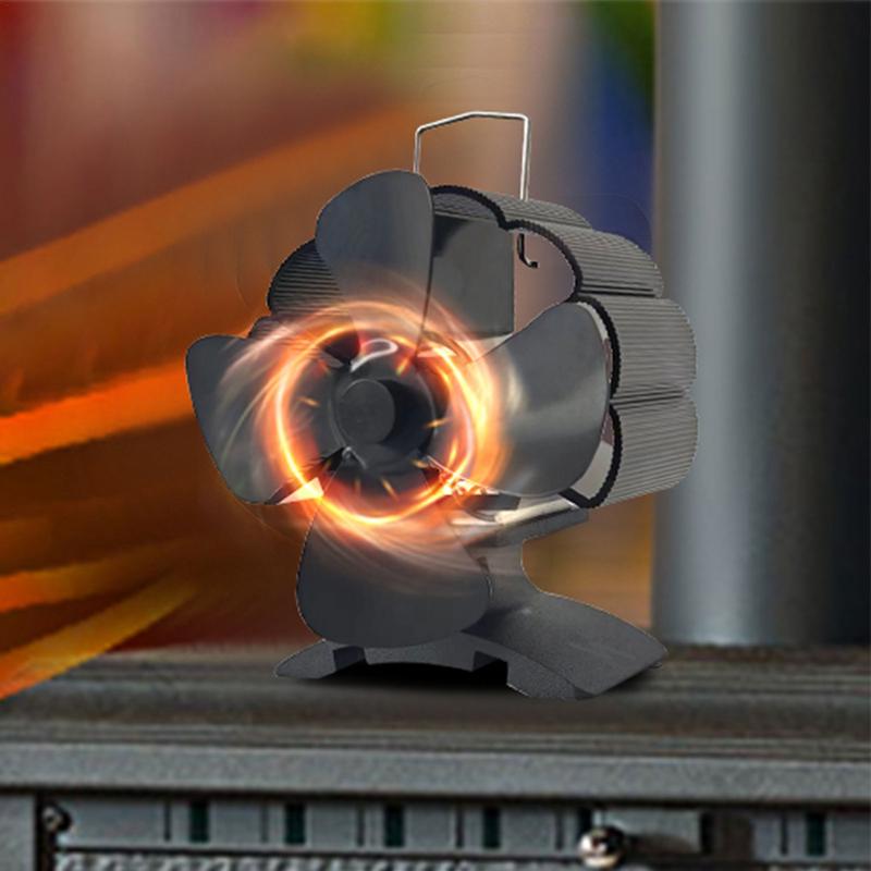Tepelně poháněný ventilátor sporáku Tepelně poháněný ventilátor Neelektrický tichý krbový ventilátor Příslušenství sporáků na dřevo