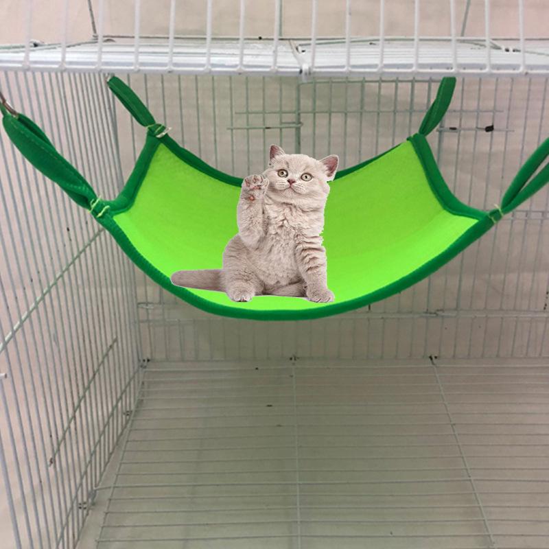 Cat hanging guinea pig hanging swing pet hanging summer breathable hammock cat nest small pet cool bed cat hammock  cat bed