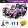 New RC Drift Car With Music Led Lights 2.4G Glove Gesture Radio Remote Control Spray Stunt Cars 4WD Electric Children Toys Gift