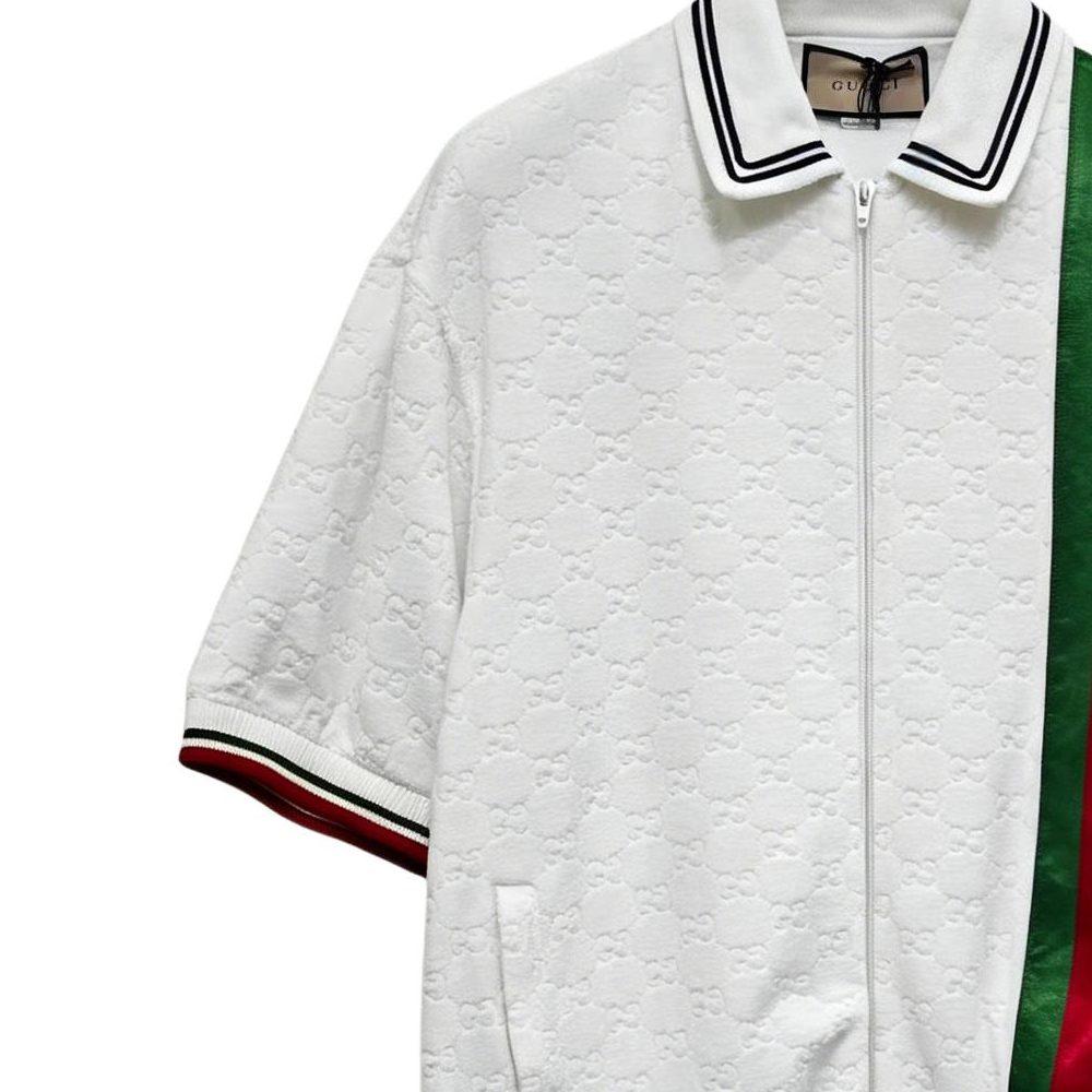 GUCCI Shirts Men's White Lapel Moderate Other 752266-XJFTA-9692