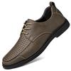 Summer Business Affairs Oxford Shoes Perforated Genuine Leather Lace-Up Men'S Adult Leather Shoes Flatcasual Men'S Wedding Shoes
