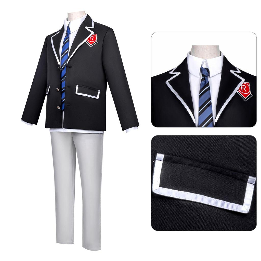 Date A Live Itsuka Shido & Yatogami Tohka Cosplay Costume, School Uniform Set for Anime Fans & Halloween Parties
