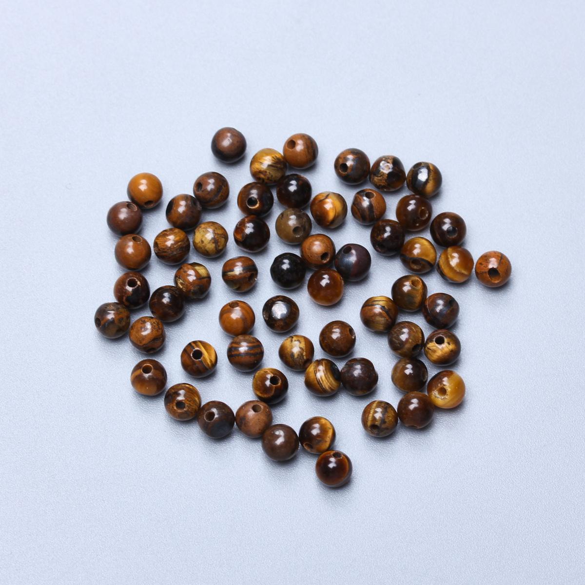 

4/6/8/10/12 мм 15/20/30/40/50/60 шт. бусины из натурального камня для изготовления ювелирных изделий DIY браслеты аксессуары для ожерелья круглый тигровый глаз бусины с тигровым глазом 4mm 60pcs