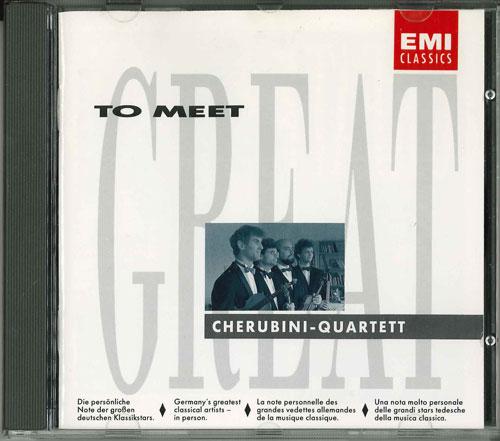 

CD GREAT TO MEET - CHERUBINI-QUARTETT 724347820922 Germany Classical Used