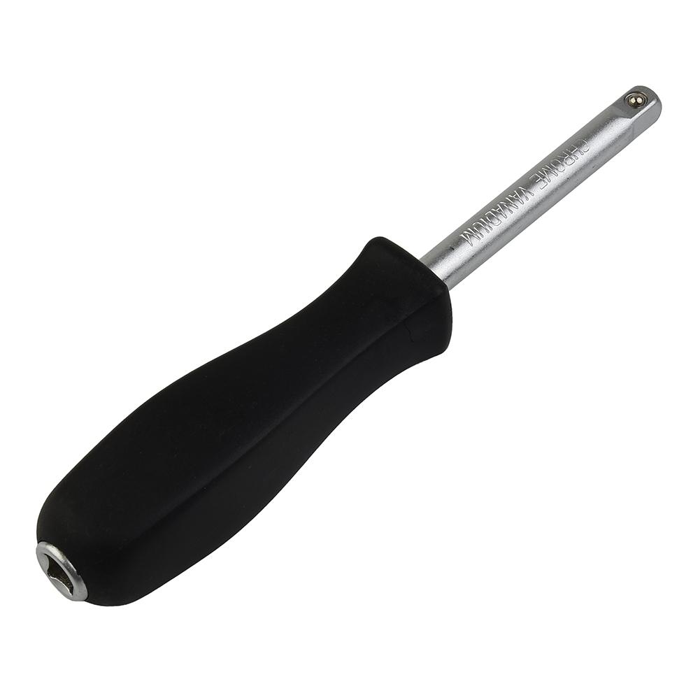 Čtvercová tyč Ojnice Čtvercová gumová rukojeť 150 mm černá