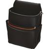 TRUSCO Waist 2-Tier Pouch, Black, TC11-A