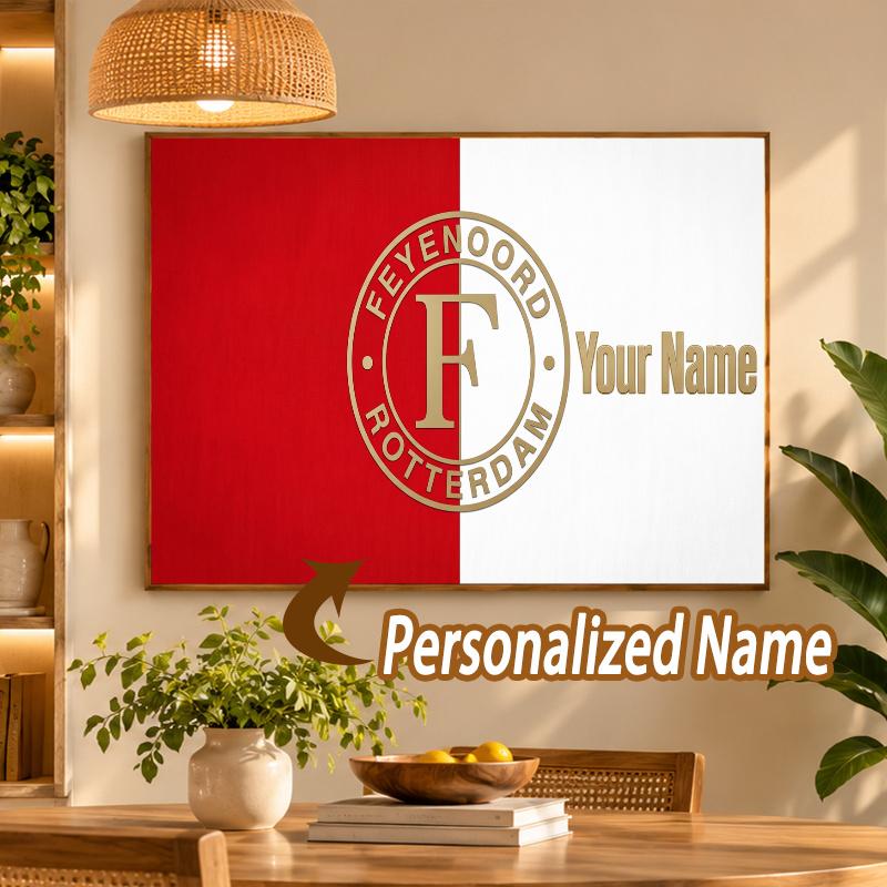 Custom Name Feyenoord 5D Diamond Painting Personalized Full Drill Diamond Art Kit Gift