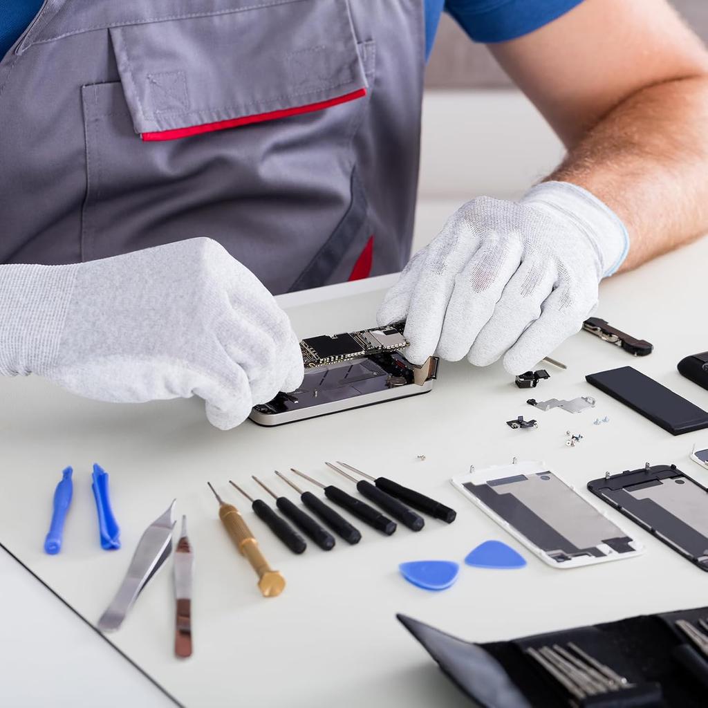 Uxcell 4 Stück Mini-Schlitzschraubendreher 3,0 mm Länge 80 mm Mikro-Präzisions-Flachkopfschraubendreher mit rutschfestem schwarzem Griff für Uhren und Brillen