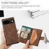 JEEHOOD J01 For Google Pixel 9/Pixel 9 Pro Case Retro Leather + TPU Phone Cover Detachable Magnetic Card Holder
