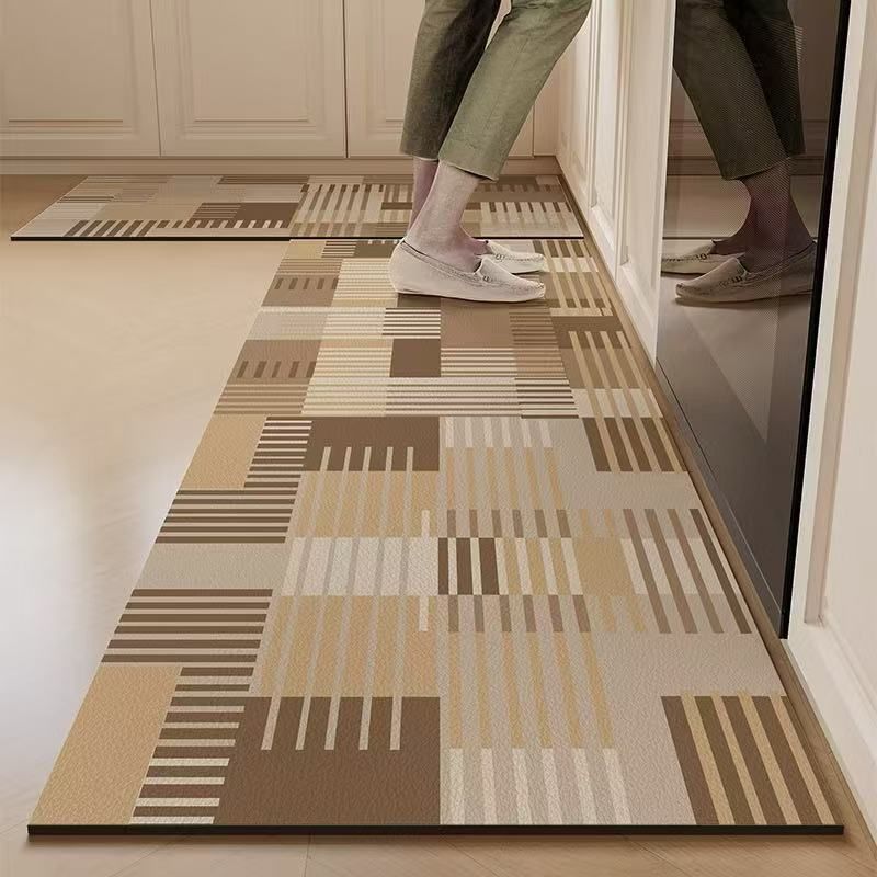 Quick-Dry, Anti-Slip Diatomaceous Earth Floor Mat for Kitchen and Bathroom