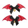Gothic Hair Clip Hoop Set Costume Hair Hoops Cute Devil Ears Hairband  Haunted House Party