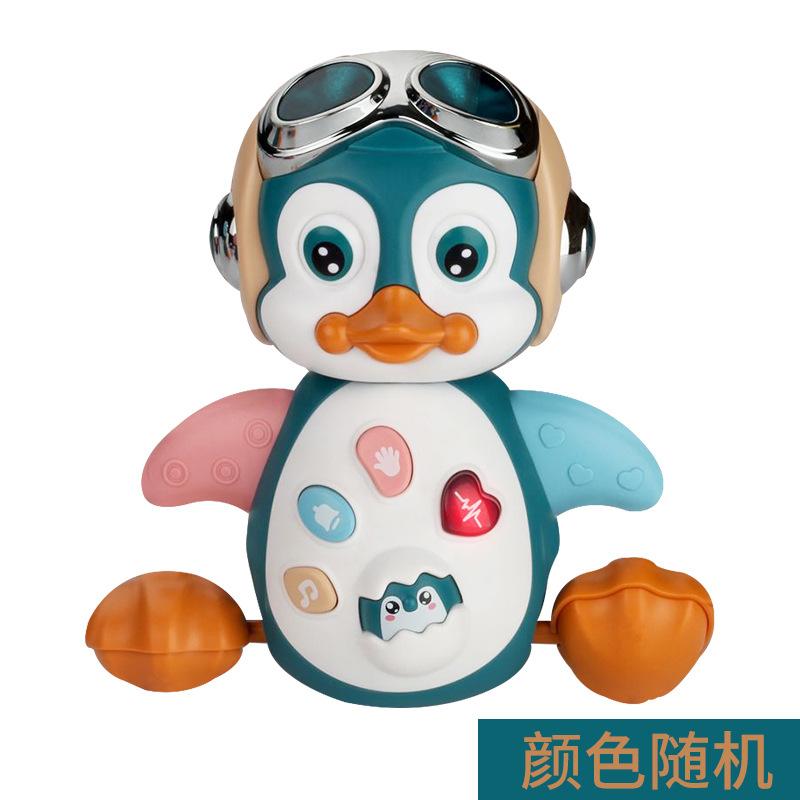 Children'S Toys Electric Lights Music Swinging Dancing Penguin Early Education Enlightenment Walking Pet Animal Model