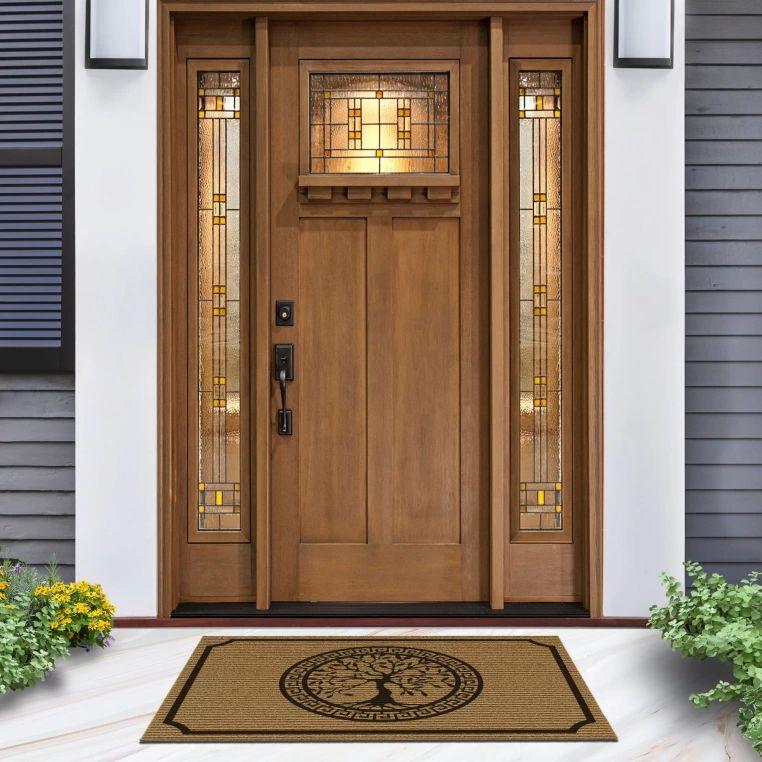 

HOMELOVeeE Tree of Life Коврик для входной двери 46*60cm коричневый