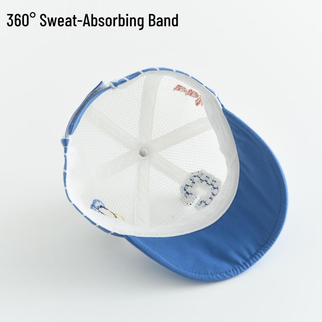 Children's Breathable Soft Brim Baseball Cap for Outdoor Sports