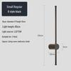 Creative Minimalist LED Wall Light for Hallway, Bedroom, Living Room, Study, and Staircase