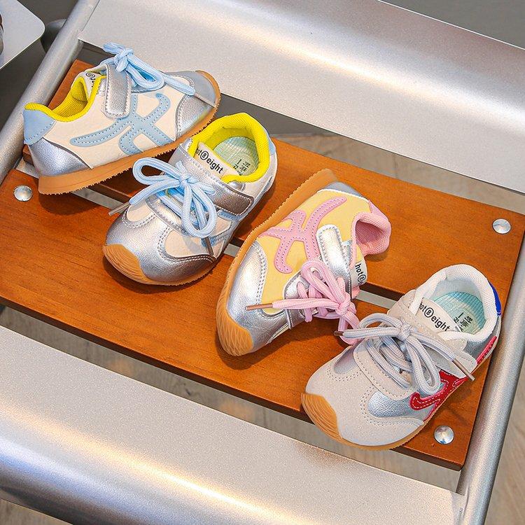 Children's sports shoes 2025 new spring and summer breathable single net shoes girls German training shoes boys Forrest Gump shoes Internet celebrity 