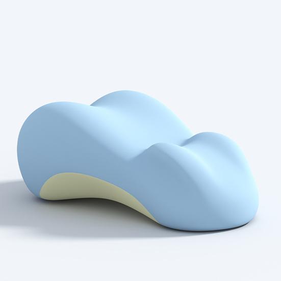 Couple Sleeping Pillow Memory Foam Wedge Cushion Hygienic Breathable Cover High Elastic Core Ergonomic Design Butt Cushion