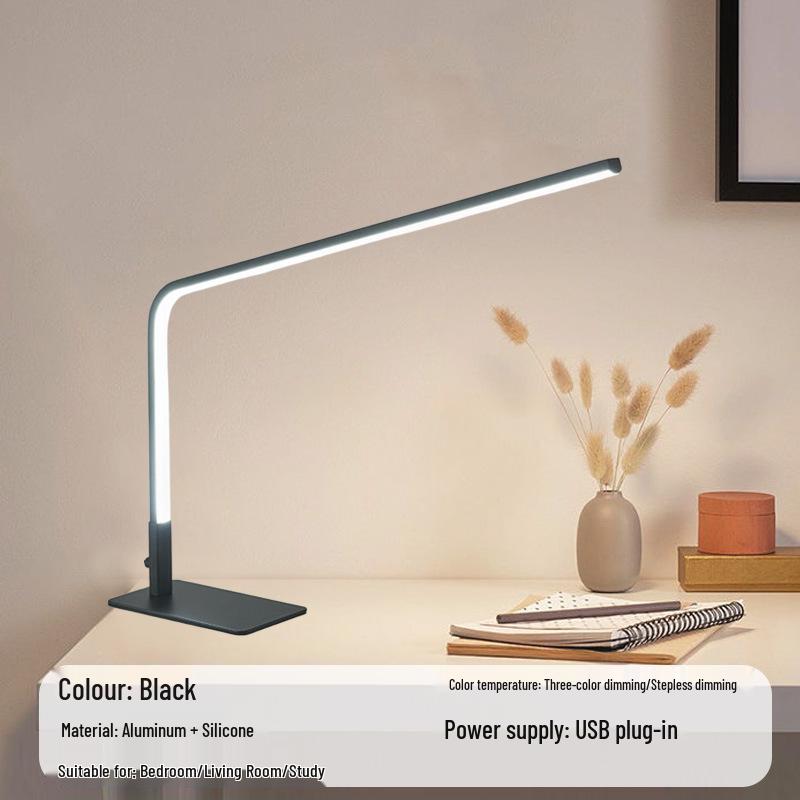 Creative Minimalist Table Lamp: Full Spectrum Eye Protection for Reading & Study
