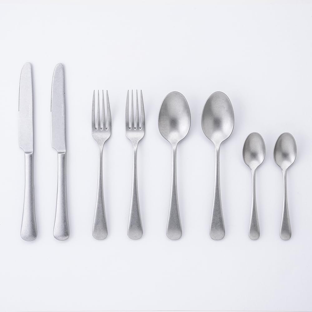 Vintage Cutlery Set of Old English 8,