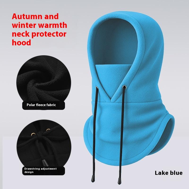 

1Pc Balaclava Face Mask, Winter Men Women Ski Mask Suitable For Outdoor Cycling In Cold Weather Neck Warm Windproof Hat синий