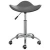 Dining Room Chair Swivel Grey Faux Leather
