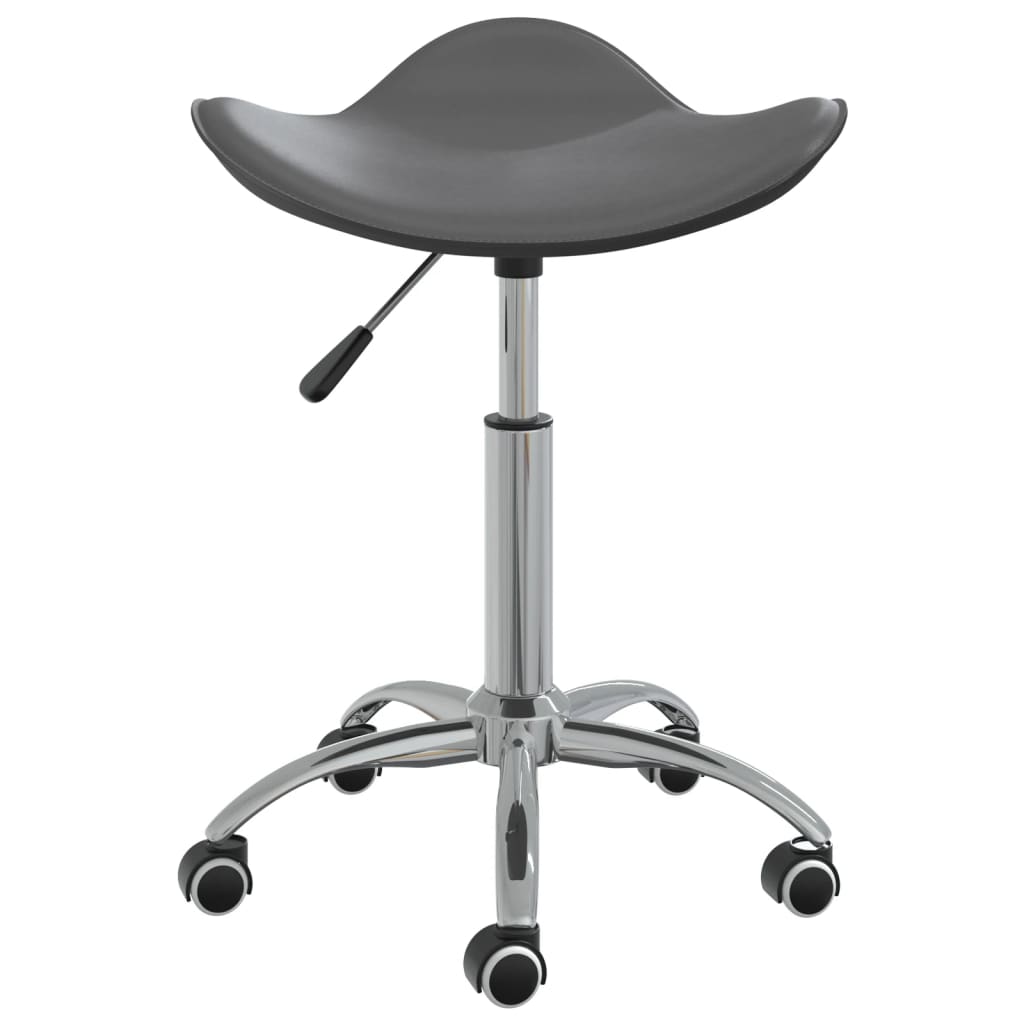 Dining Room Chair Swivel Grey Faux Leather