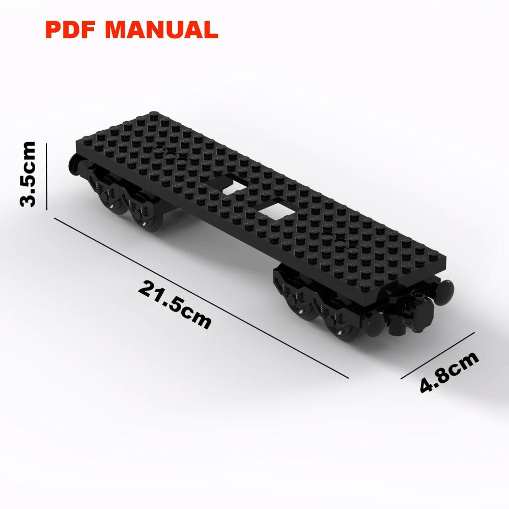 High-Tech MOC Train Motor Set 88002 Technical Building Block Train Carriage Base Tracks Power Functions Parts Kids Toys