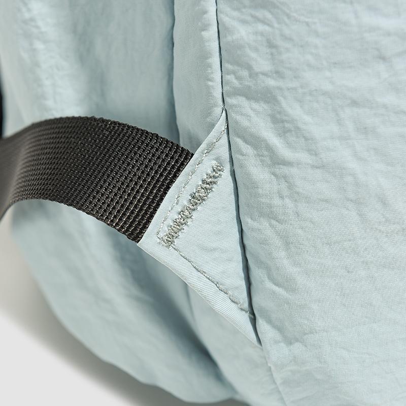 Outdoor Nylon Backpack Women Solid Color Backpack Student Schoolbag