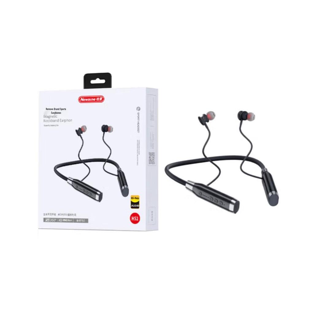 Newman H52 Neckband Sport Bluetooth Earphones, Wireless In-Ear, Bluetooth 6.0, 56-Hour Battery Life
