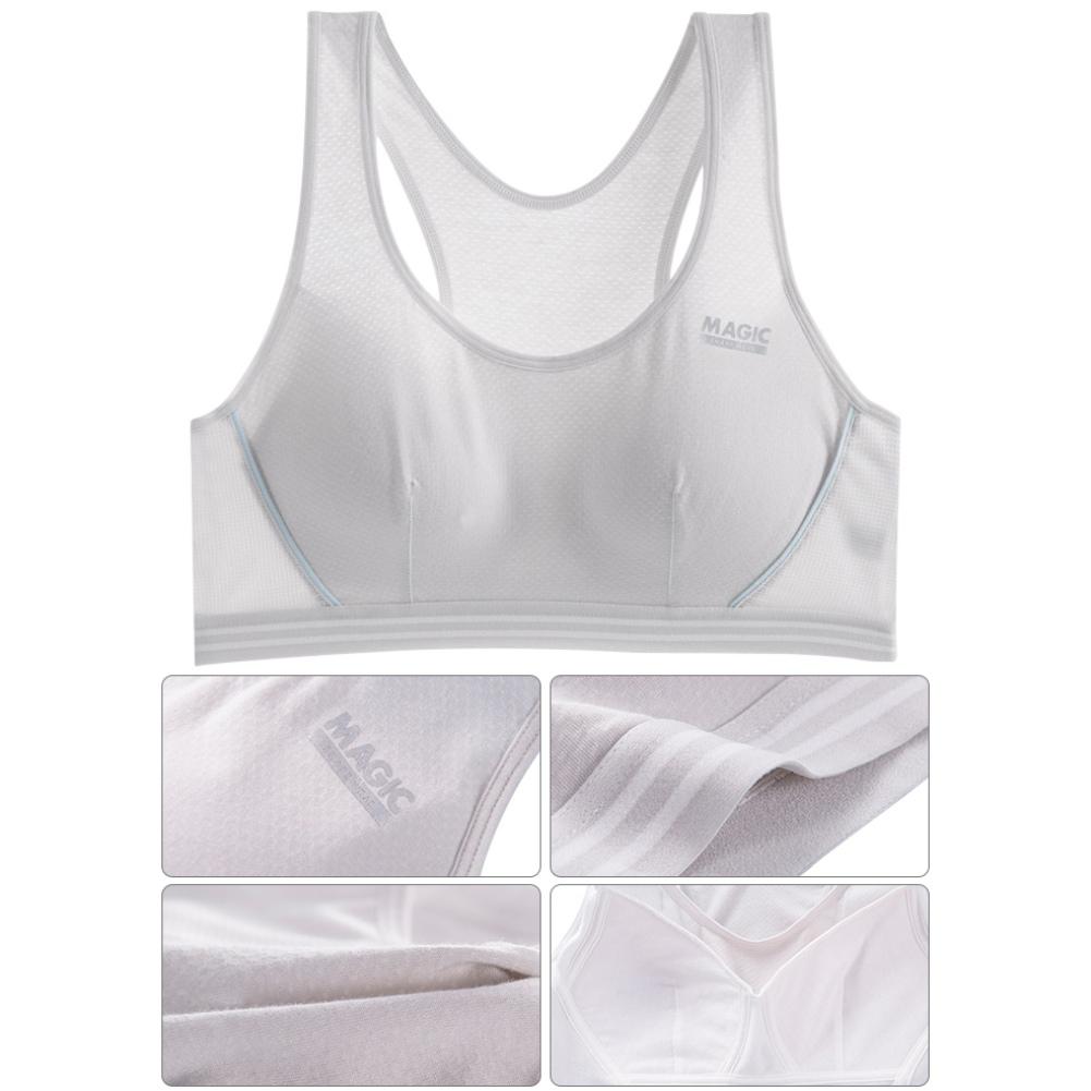 Teen Bra Adolescent Sports Bra High School Students Junior High School Students Shockproof Small Vest Bra