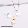 Gold-Plated Four-Leaf Clover Charm Bracelet with S925 Sterling Silver Pendant