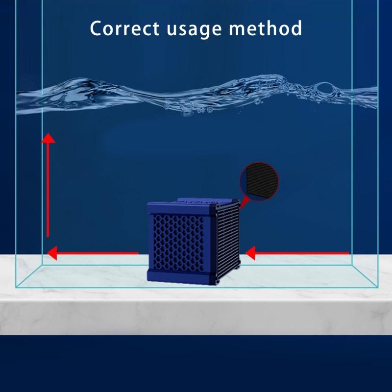 High Efficiency Active Carbon Filter Box For Aquarium Water Purification And Yellowing Prevention