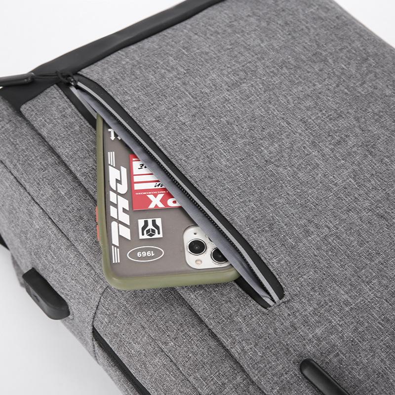 New backpack business commuter computer bag multi-function USB charging backpack large capacity schoolbag male and middle school students