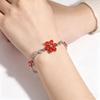 Süßes Y2K Blumen Armband Kristall Verstellbare Kette Armband Schmuck Geschenk Mehrfarbig Damen Armband