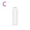 Men's Silicone Crystal Thorn Penis Sleeve - Transparent Spike Design