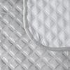 VELVI Decorative bedspread - pastel gray, quilted elegance - 220x240cm
