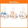 Cute Bear Costume Plush Keychain With Soft Short Pile Faux Fur For Girls Gift